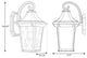 Marquette Collection 1-Light Large Wall Lantern with DURASHIELD
