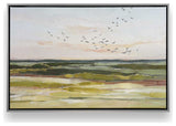 "Skyscape Serenade" - Pastoral Elegance Canvas Art Print