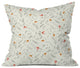 Iveta Abolina Caramel Cream Throw Pillow, 18"x18"