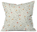 Iveta Abolina Caramel Cream Throw Pillow, 18"x18"
