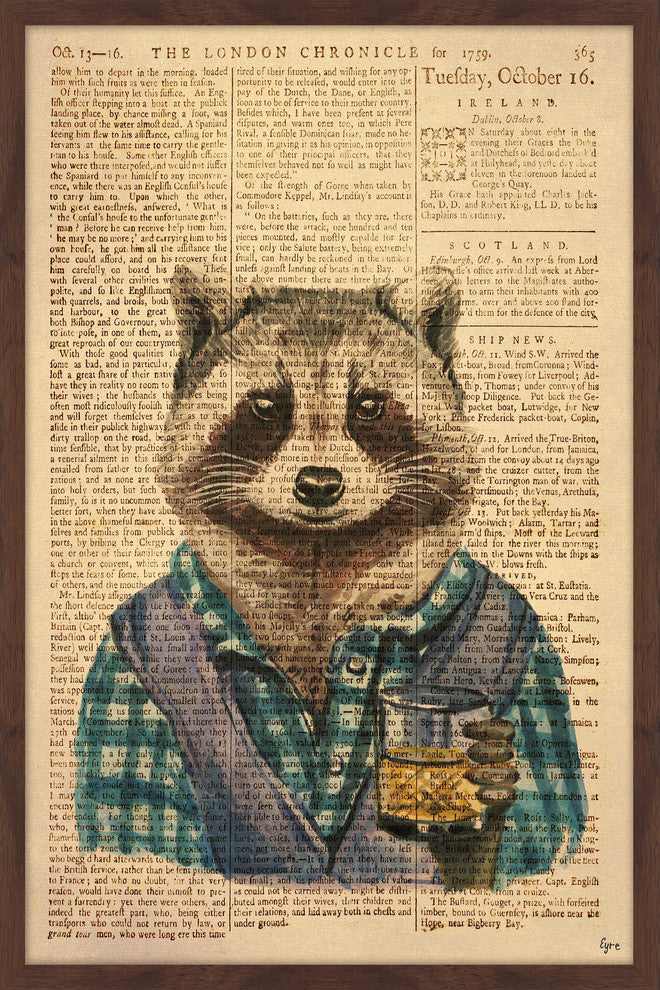 "Scotch Time II" Framed Painting Print, 12"x18"