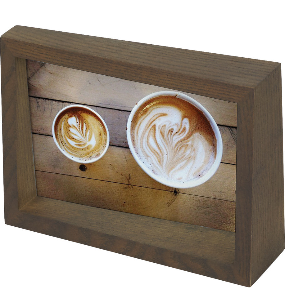 Edge 4"x6" Frame, Aged Walnut
