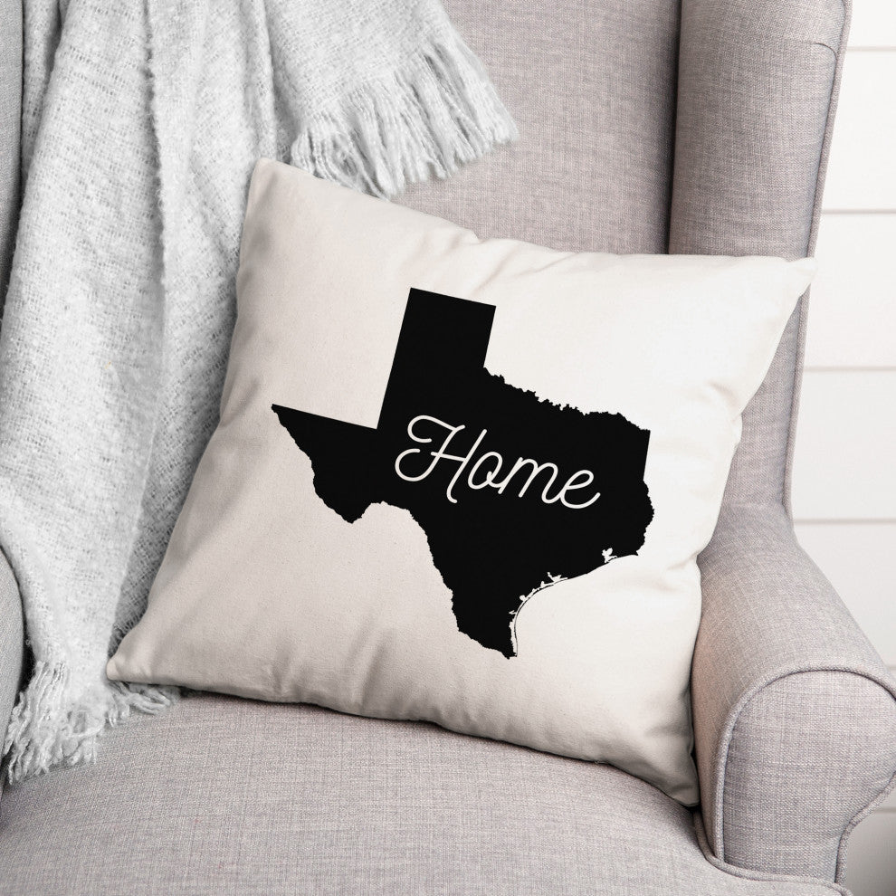 Texas Home 18x18 Spun Poly Pillow