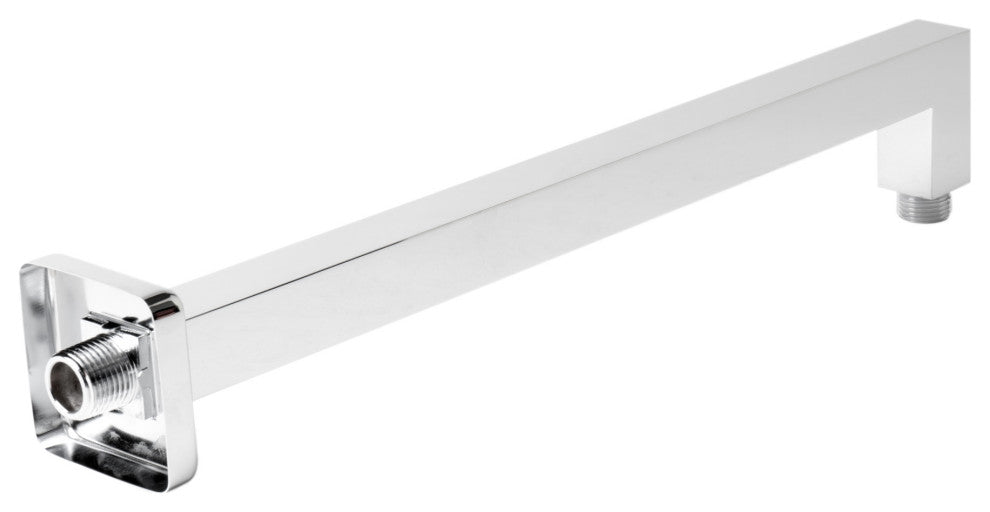 ALFI brand ABSA16S-PC Polished Chrome 16" Square Wall Shower Arm