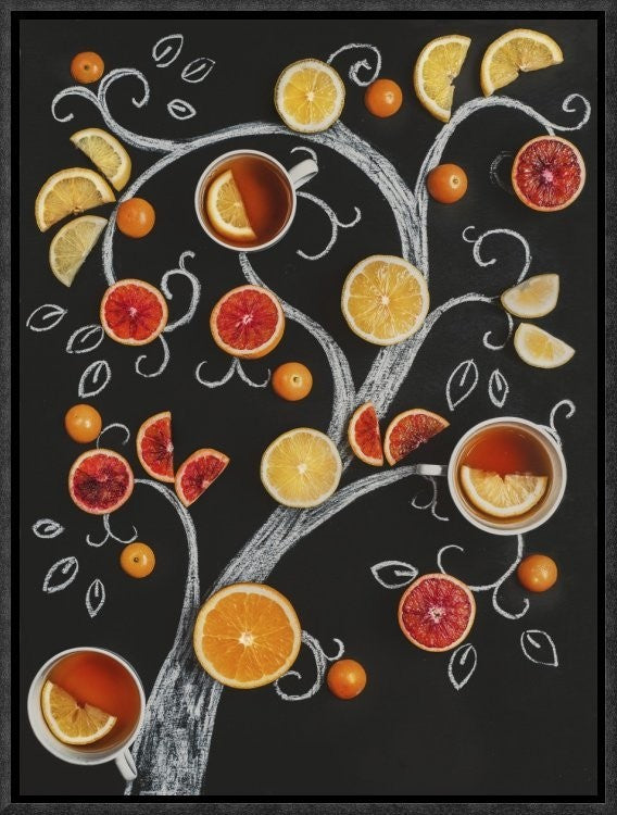 Teatime Tree, 12"x16"