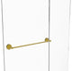 Que New 30" Shower Door Towel Bar, Polished Brass
