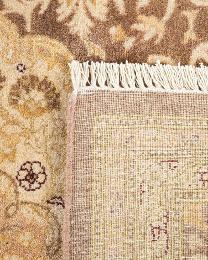 Quinn, One-of-a-Kind Hand-Knotted Area Rug Brown, 6'2"x9'1"