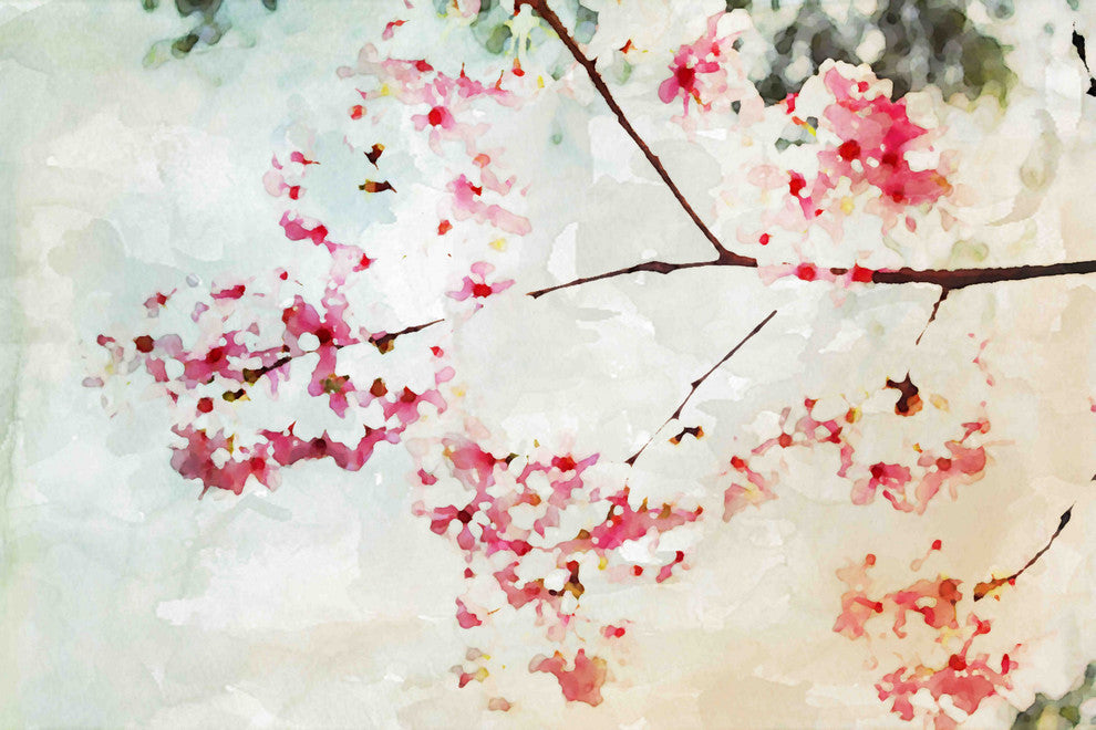 "Pink Spring III" Painting Print on Canvas by Irena Orlov