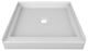 Valley Acrylic Single Threshold Acrylic Multi-Layered Center Drain  Shower 30", White, 30"x30"