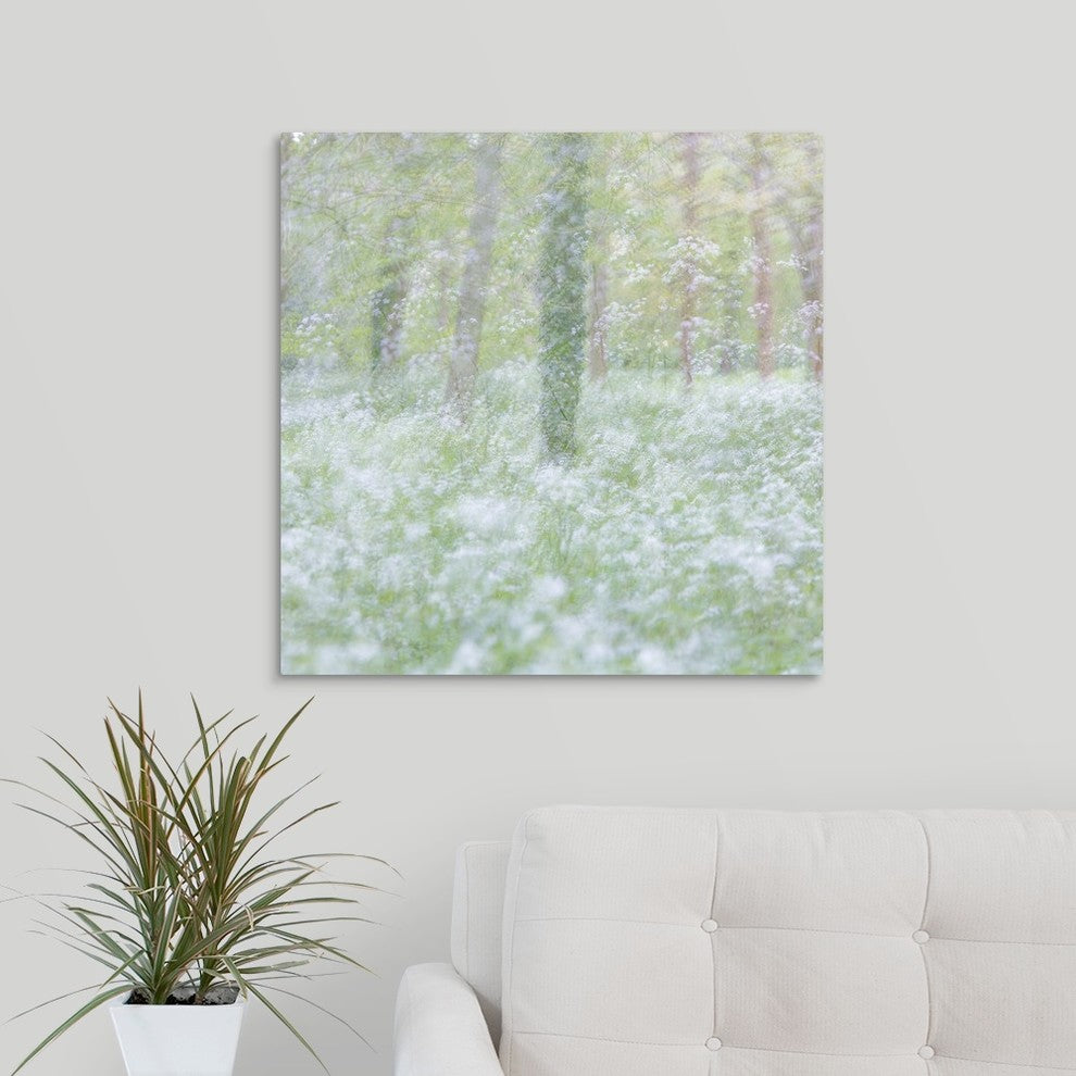 "Springs Innocence" Wrapped Canvas Art Print, 24"x24"x1.5"