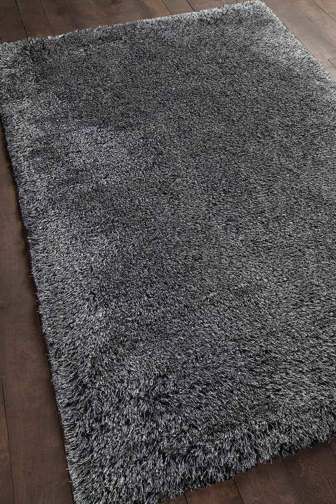 Joni Contemporary Area Rug, Silver, 5'x7'6"