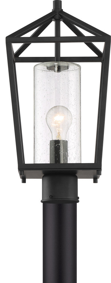 Nuvo Hopewell 1-Light Incandescent Matte Black Wall Mount