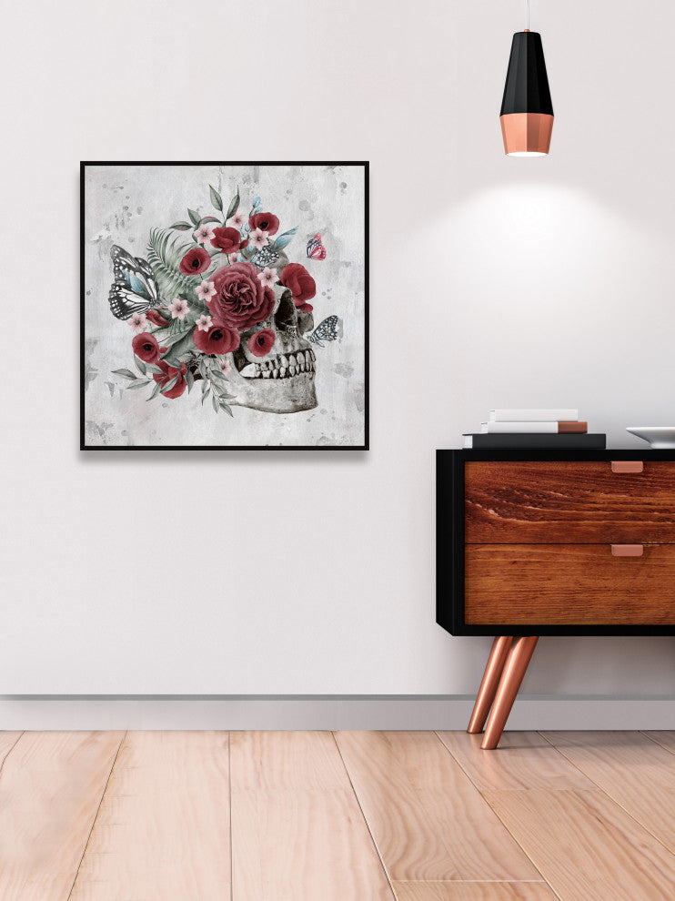 "Time for a Change" Floater Framed Painting Print on Canvas, 48x48
