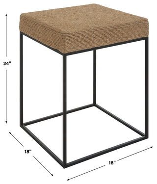 Uttermost Laramie Rustic Rope Accent table