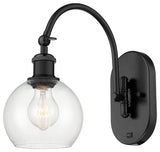 Innovations 518-1W-BK-G122-6-LED 1-Light Sconce, Matte Black