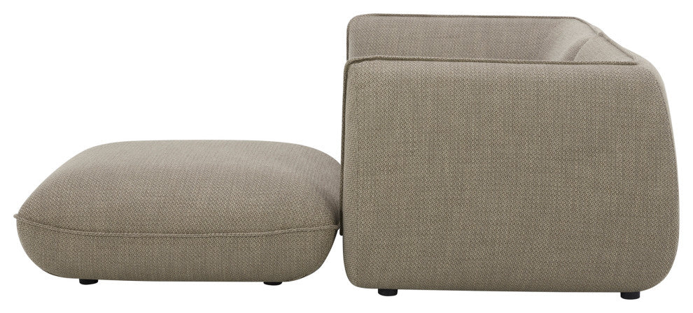 First of A Kind Zeppelin Nook Modular Sectional Speckled Pumice
