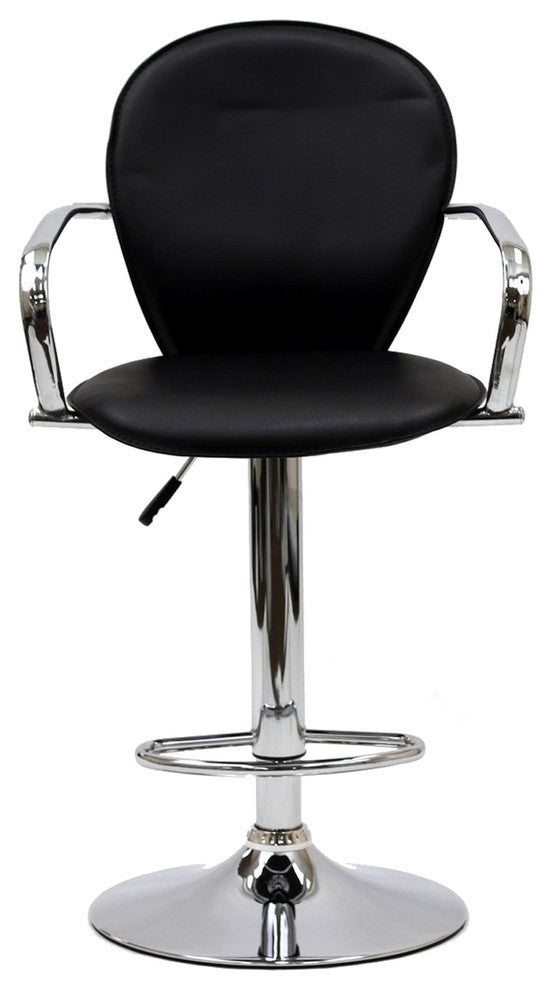 Modern Contemporary Dining Kitchen Bar Stool Black