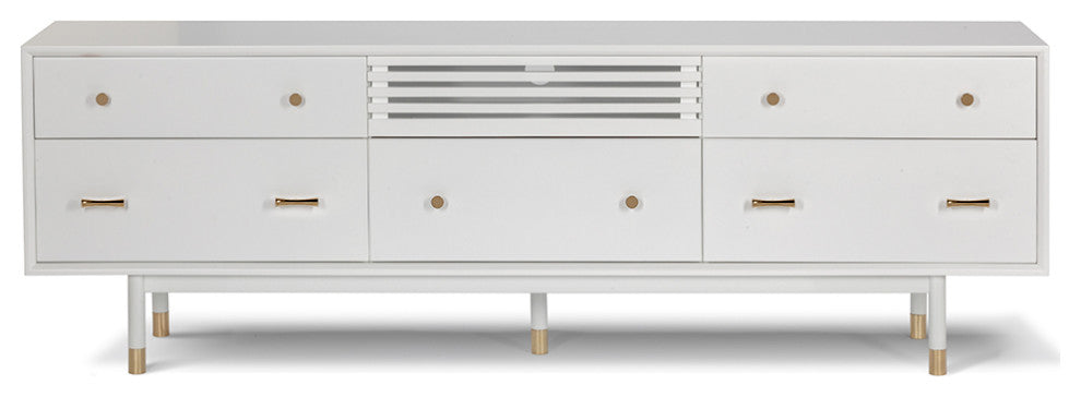 Lala Low TV Stand, White