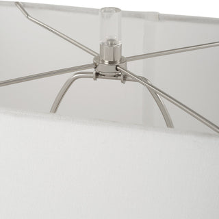 Uttermost Free Flowing Nickel Table Lamp