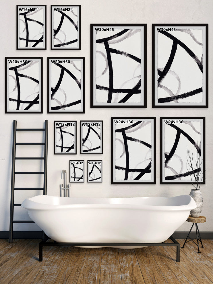 Winding Trails Diptych, Set of 2, 8x12 Panels
