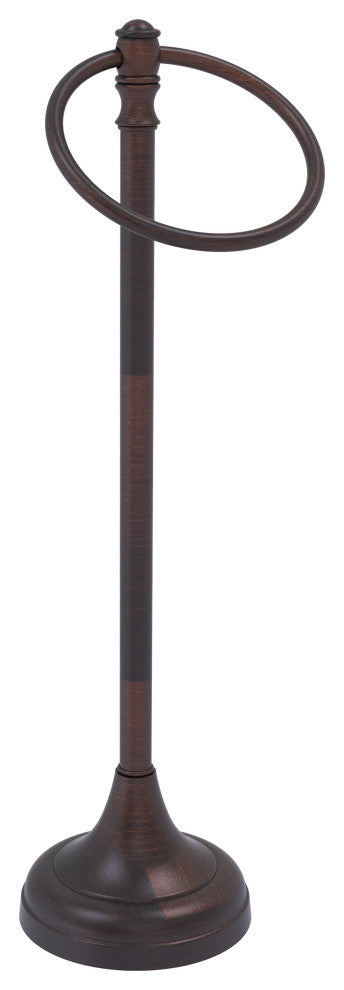 Carolina Guest Towel Ring Stand, Venetian Bronze