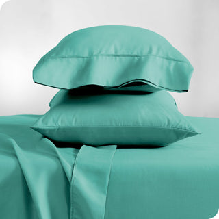 Bare Home Microfiber Pillowcases - Set of 2, Turquoise, King