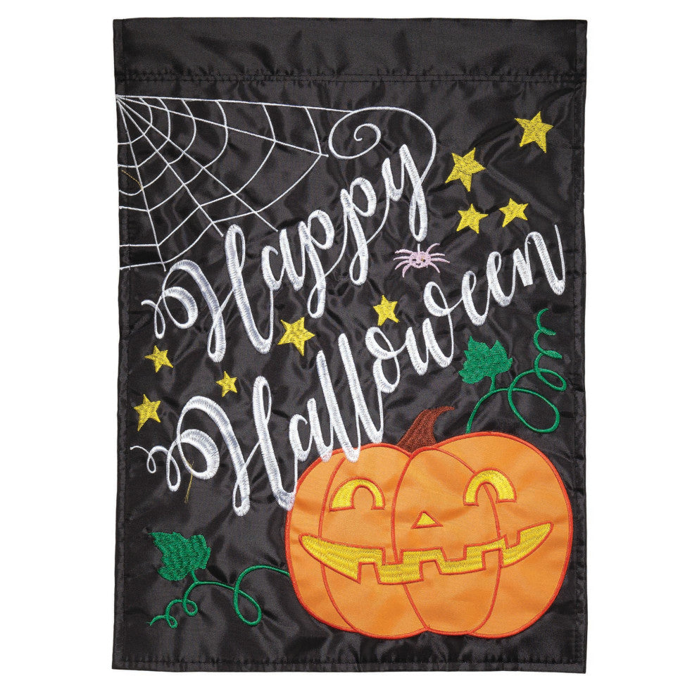 O'Lantern Double Applique Flag