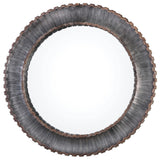 Tanaina Round Mirror, Silver