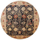 Ahgly Company Indoor Round Mid-Century Modern Area Rugs, 4' Round