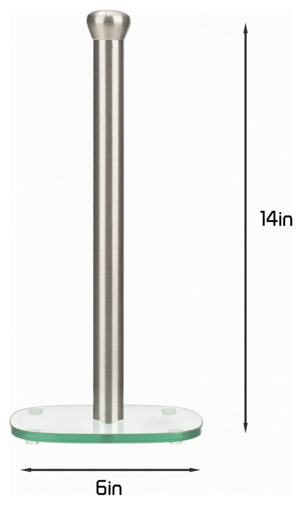Jiallo Paper Towel Holder with heavy glass base