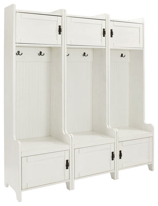 Fremont 3-Piece Entryway Kit, 3 Towers, White