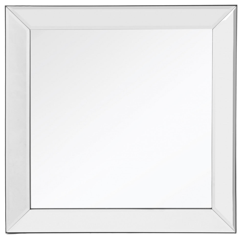 Square Wall Mounted Clear Mirror