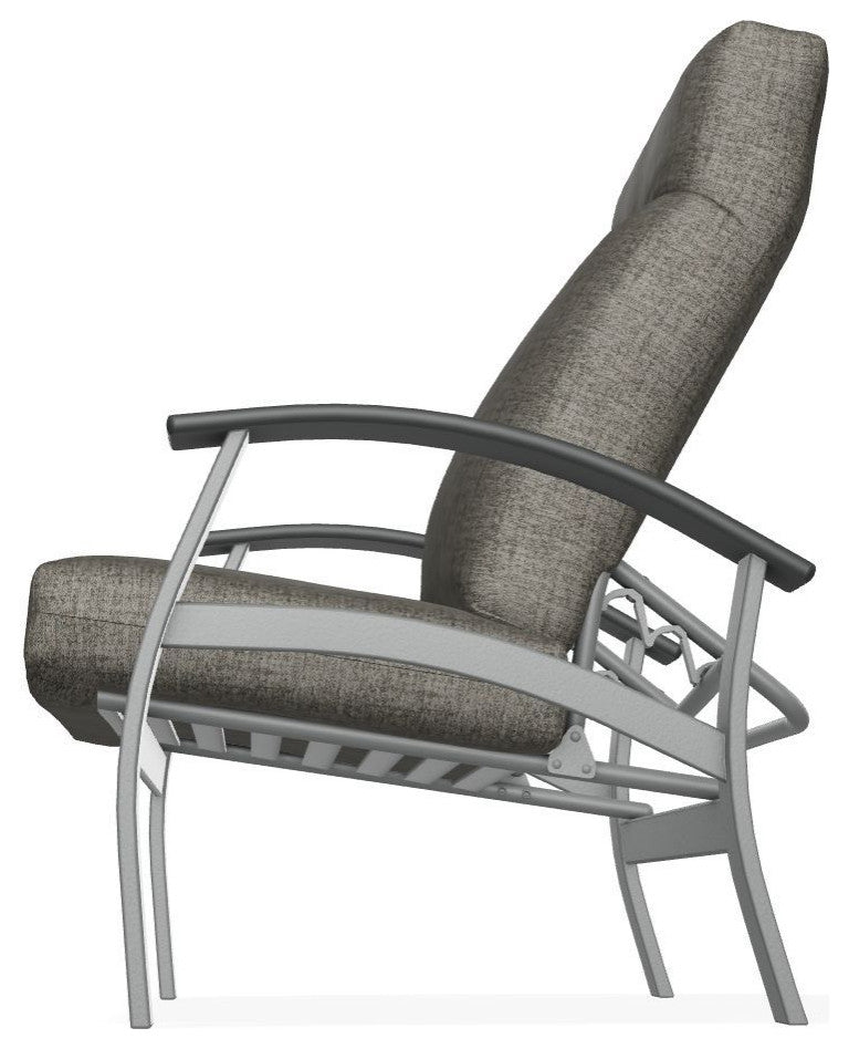 Belle Isle Cushion Outdoor Adjustable Back Chair, Fresco Ash/Graphite