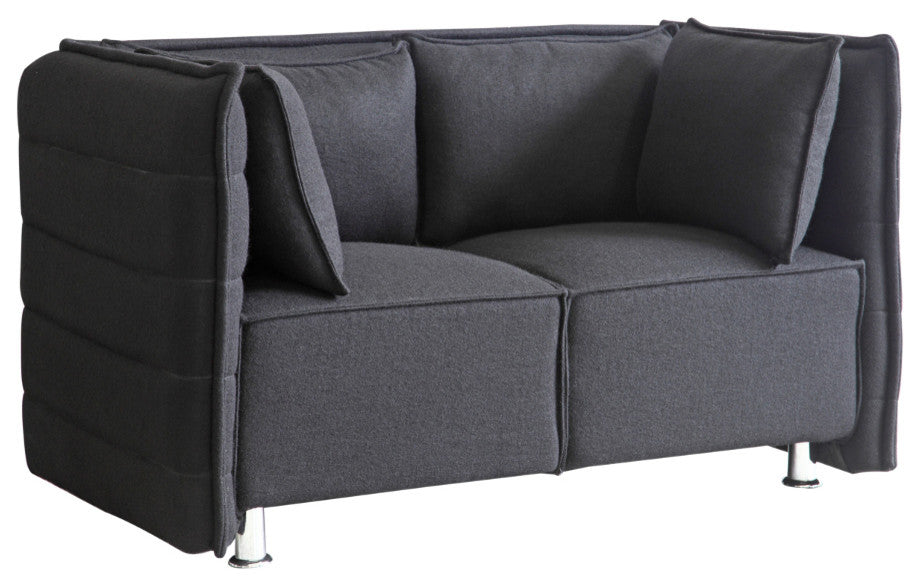 Modern Classics Sofata Loveseat, Black