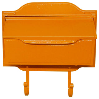 Mid Modern Asbury Horizontal Mailbox, Orange