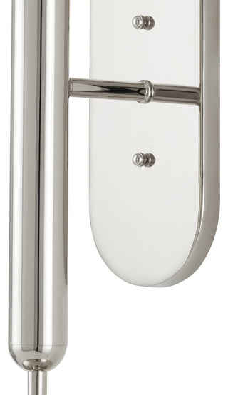 Barbican Double-Light Nickel Wall Sconce