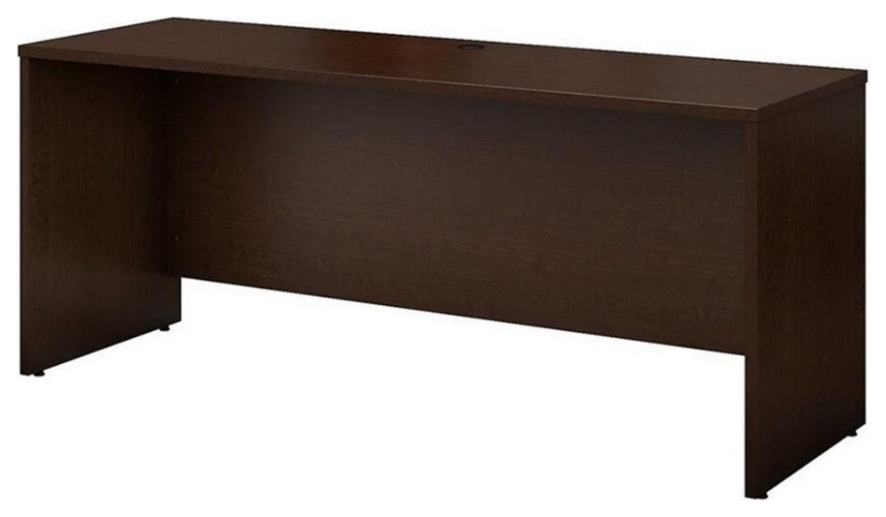 Series C 72W x 24D Credenza Desk in Mocha Cherry - Engineered Wood