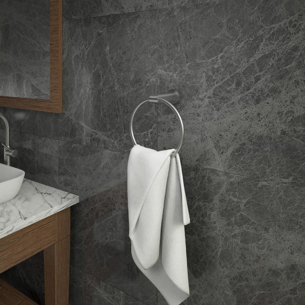 Moderna 4-Piece Stainless Steel Bathroom Hardware Set