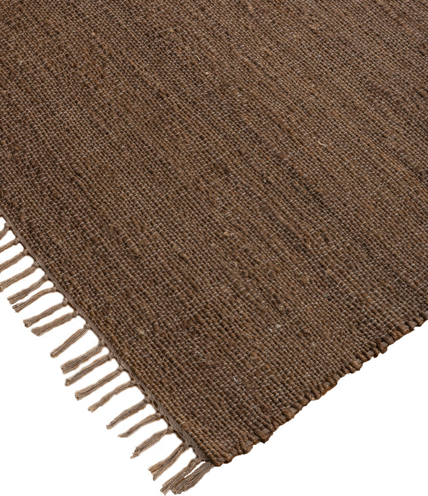 Natural Area Rugs 100% Natural Fiber Venice Jute Rectangular Rug, Brown, 8' X 10