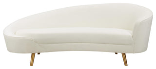 Cleopatra Cream Velvet Sofa - Cream