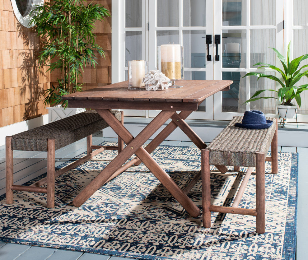 Safavieh Jardin 3Pc Dining Set, Natural