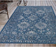 Carmel Vintage Floral Indoor/Outdoor Rug, Navy, 7'10"x9'10"