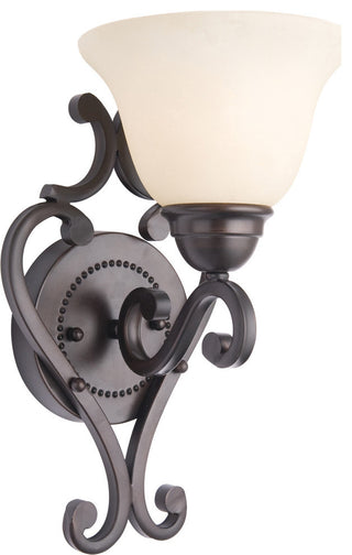 Maxim Manor 1-Light Wall Sconce in Oil Rubbed Bronze - 12211FIOI