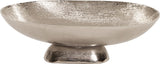 Howard Elliott Textured Footed Bright Silver Bowl, Large