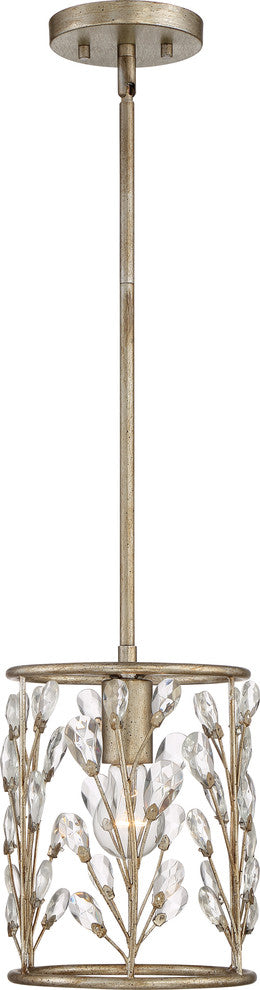 Quoizel MDL1508VG One Light Mini Pendant Meadow Lane Vintage Gold