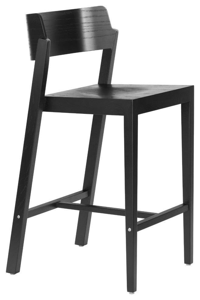 The 100 Counter Stool, 25.5" Seat Height, Black