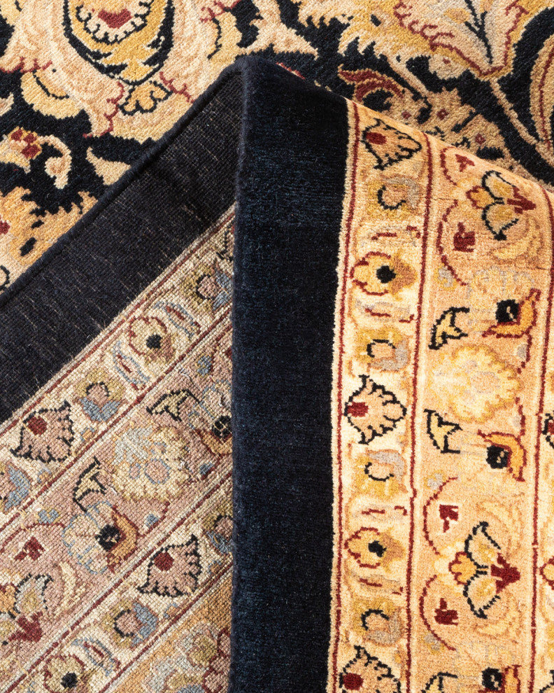 Mogul, One-of-a-Kind Hand-Knotted Area Rug Black, 12' 4" x 18' 7"