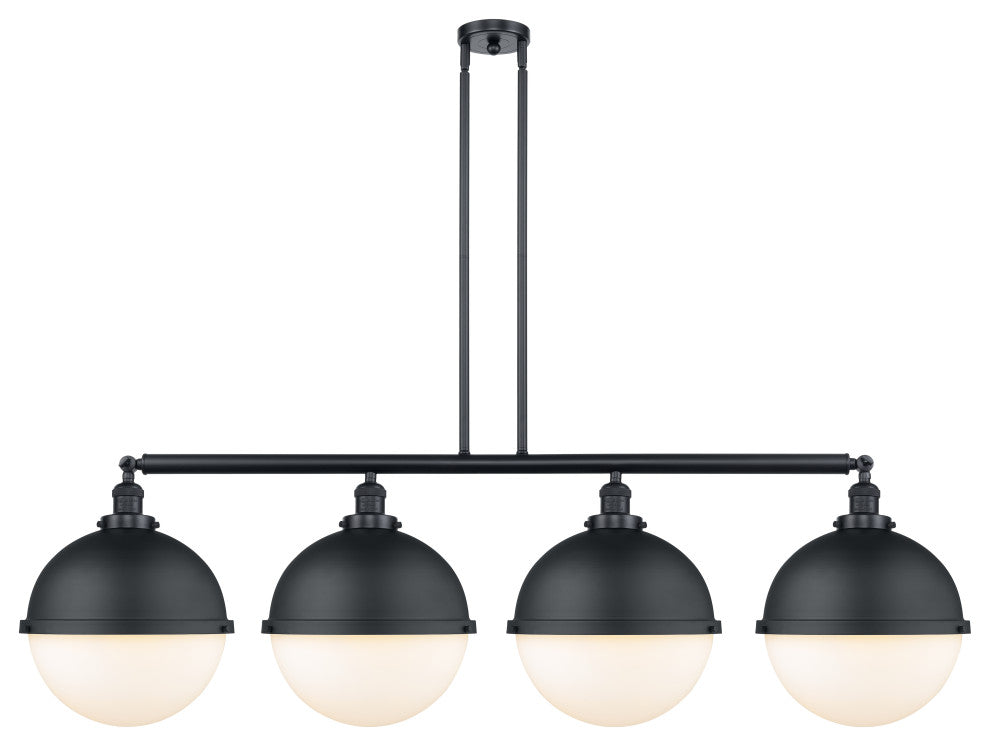 INNOVATIONS 214-BK-HFS-121-BK-LED 4-Light Island Light Matte Black