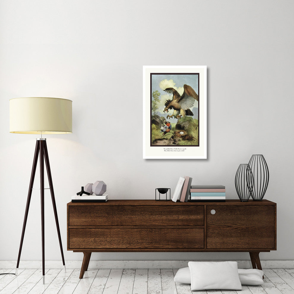 "Teddy Roosevelt's Bears: Grabbed" Digital Paper Print by R.K. Culver, 26"x38"