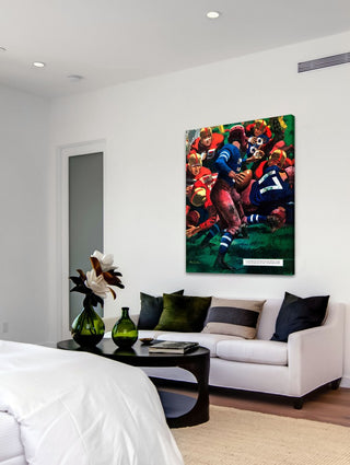 "The Golden Arm" Painting Print on Canvas by Fred Ludekens